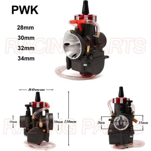 4T Engine universal Carburetor PWK 28 30 32 34mm For Keihin Modify Off Road Motorcycle Scooter UTV ATV With Power Jets