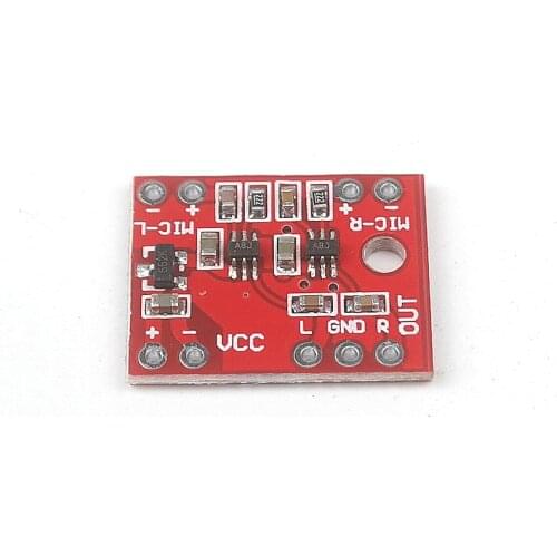 MAX9812L DC3-6V 2 channel Electret Microphone Amplifier Amp Microplate Board Module 19mm * 15mm