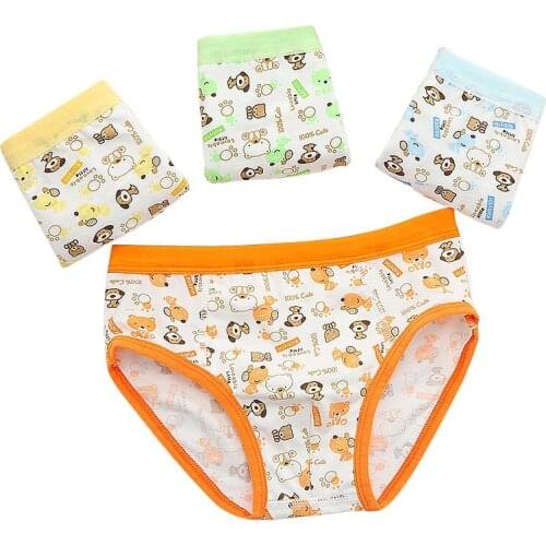 Boys Underwear Baby Boys Underwear Kids Panties Childs For Shorts For Nurseries Childrens Briefs 4 Pcs/lot
