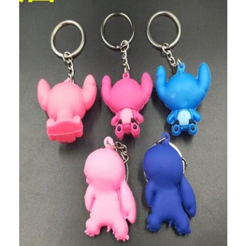 New 50pcs Mixed 3D Silicone Key Chain bag pendant For Best Gift KK-1