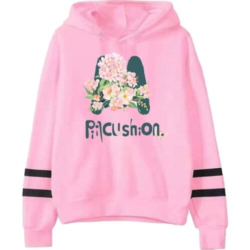 Women Hoodies Crewneck Clothes New Style Ladies Flower and Rose Print Warm Pocket Hooded Jacket Casual Pullover Sweatshirt