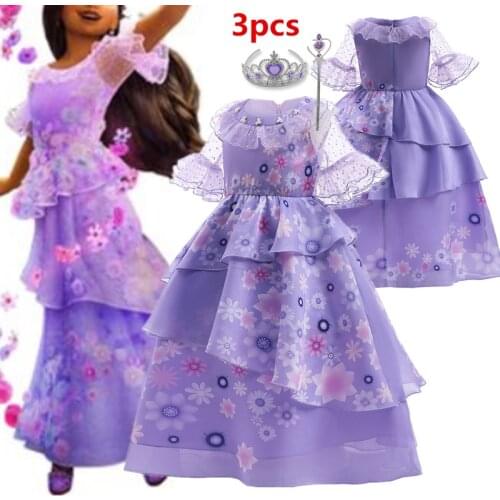 Girls Cosplay Princess Dress Halloween Costume for Children Kids Girls Party Dresses