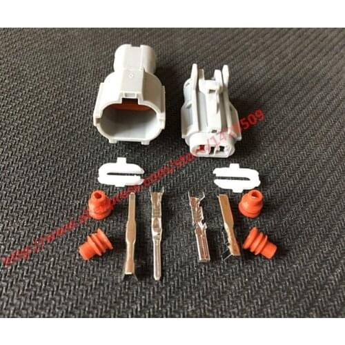 10 Set SWP male female housing fog lamp 2 Pin auto connector for Ford VW AUDI 7222-1424-40 7123-1424-40