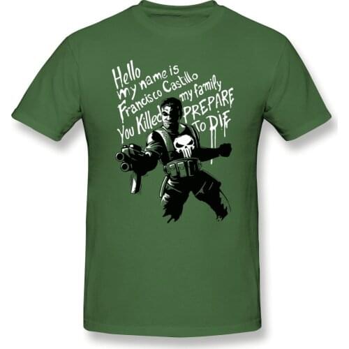 1115. My Name Is Francisco Castillo Funny Novelty Mens Basic Short Sleeve T-Shirt R331 Tees Tops European Size