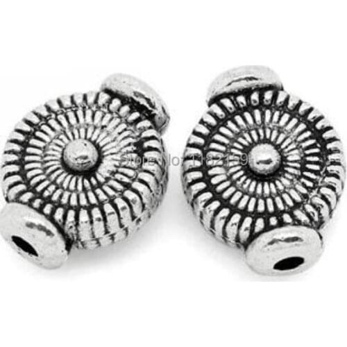 Free Shipping 300Pcs Tibetan Silver Tone shaped Spacer Beads 10x8mm For Jewelry Making Craft DIY