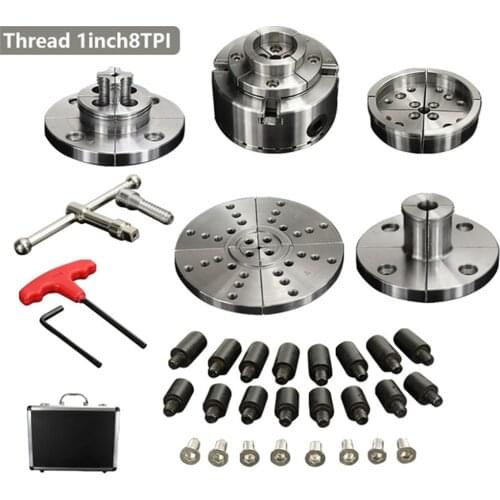 3.75 inch 95mm 4-bit self-centering wood lathe chuck m33x3.5 / 1 inch 8tpi thread turning wood accessories