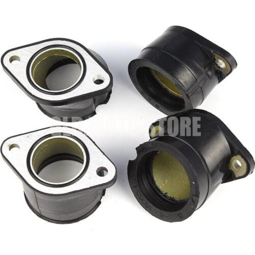 4 Pcs Motorcycle Carburetor Joint Intake Manifold Interface Set For Kawasaki ZR750 Zephyr ZR-7S ZR-7 Z750 GT750