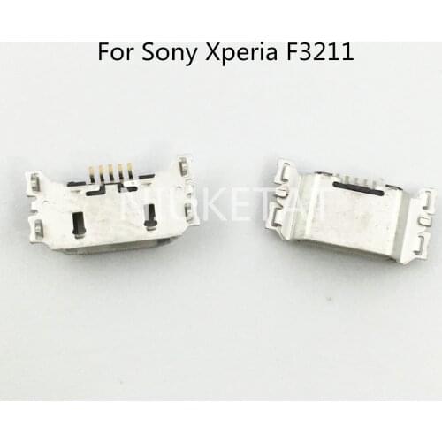 10-100pcs Micro USB 5pin mini Connector Mobile Charging port For Sony Xperia F3211 F3212 C6/XAU Ultra F3213 F3215 Charge Dock