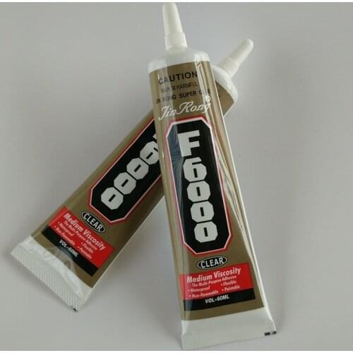 High Quality 6Pcs 60ml F6000 Super Glue For Leather Epoxy Resin Adhesive Diy Jewelry Nail Art Crystal Jewelry Mobile Glass