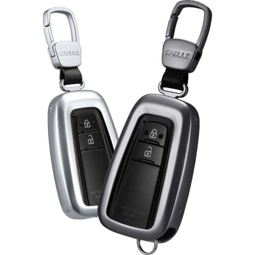 Car Aluminium Alloy Key Cover Key Case For Toyota Camry Corolla C-HR CHR Prado RAV4 Prius 2018 2019 2/3/4 Buttons