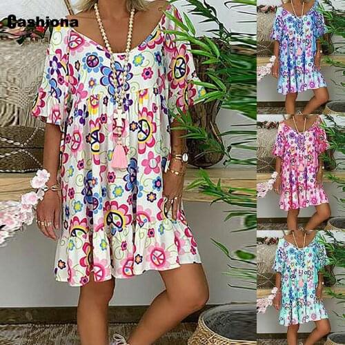 Cashiona Summer Short Sleeve Dresses