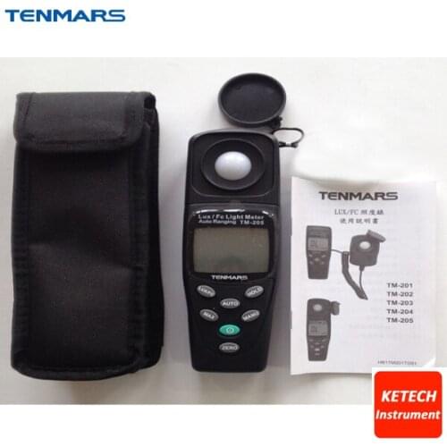 3 1/2 LCD Digital Lux Meter Iilluminometer High Precision Light Meter TM205