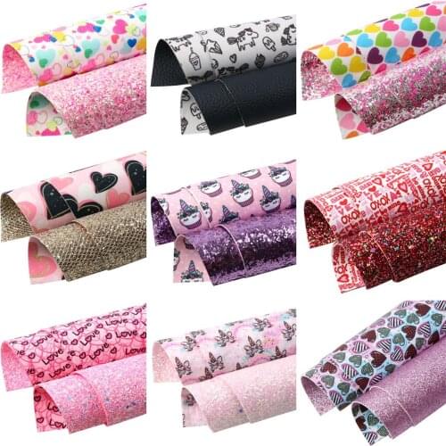 20*33cm Fruit Animal Flower Printed Faux Synthetic Leather Fabric ,DIY handmade materials for bag hair bow ophone case,1Yc6451