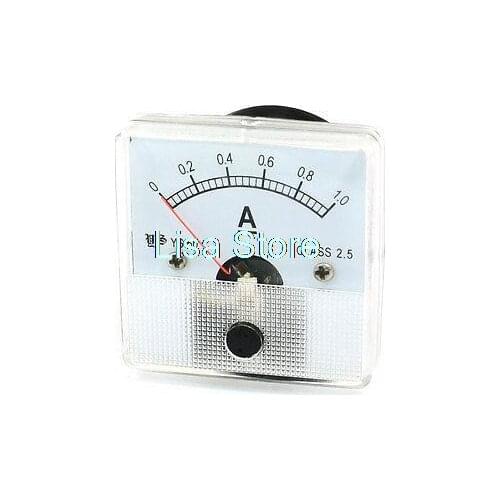Class 2.5 Accuracy DC 0-1.0A Dial Analog Panel AMP Meter Gauge YS-50