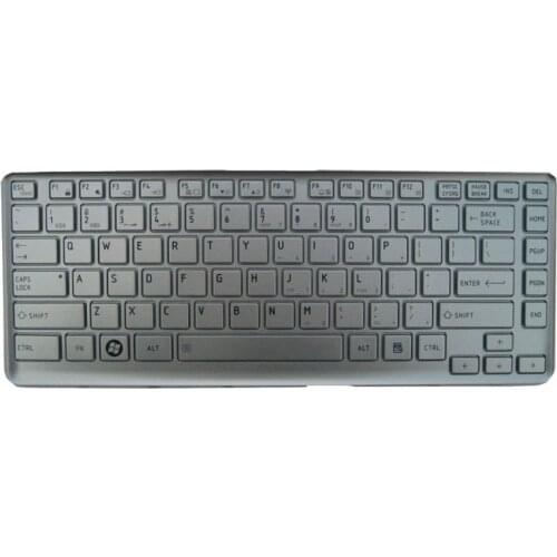 US Laptop keyboard For Toshiba Satellite T230 T235 T235D Pro T230 T230D US silver