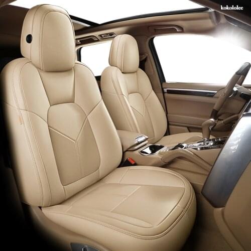 KOKOLOLEE Custom Leather car seat cover set For Ford Everest Territory Explorer Mustang Ranger Automobiles Seat Covers car seats