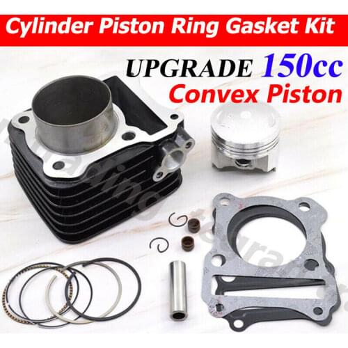 NEW Motorcycle Cylinder Piston Gasket Rebuild Kit for KAWASAKI KLX125 KLX 125 all years Big Bore 62mm Upgrade to 150cc Engine