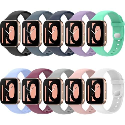 Soft Silicone Sport Watch Strap for Oppo Smart Watchband Colorful Wristband Sport Band Bracelet Oppo Watch Accessories 41 46mm