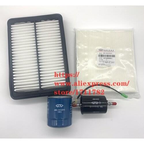 Filter Kit For Chery Arrizo 5 1.5T Air Filter&Fuel Filter&Oil Filter&Carbin Filter 1.5T Filter Set