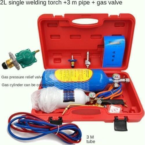 2L portable welding torch set, small oxygen welding tool, refrigeration maintenance welding tool