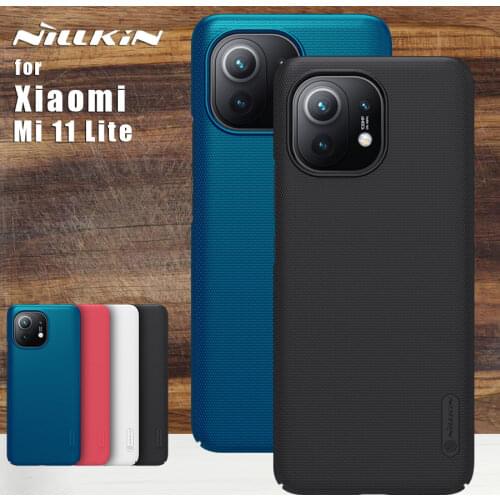 Nillkin For Xiaomi Mi 11 Lite case Frosted full 360 Phone Case Protective Back Cover For Xiaomi Mi11 Lite 5G