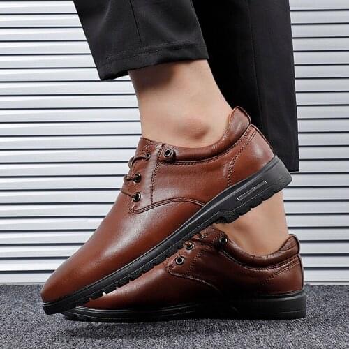 New Mens Casual Comfortable Shoes Men High Quality Genuine Leather Men Dress Office Luxury Shoes Male Breathable Oxfords
