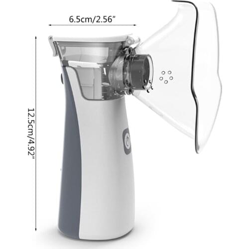 Portable Handheld Mini Inhaler Nebulizer Ultrasonic Mist Steam Atomizer Equipment with Humidifier Mask for Kids Adult