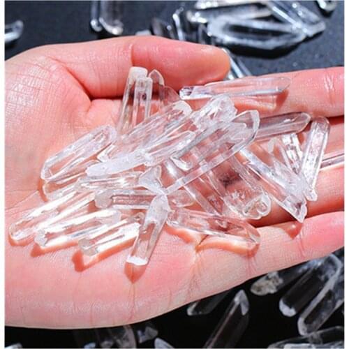 Natural rock crystal white quartz clear quartz specimen for Home Decoration