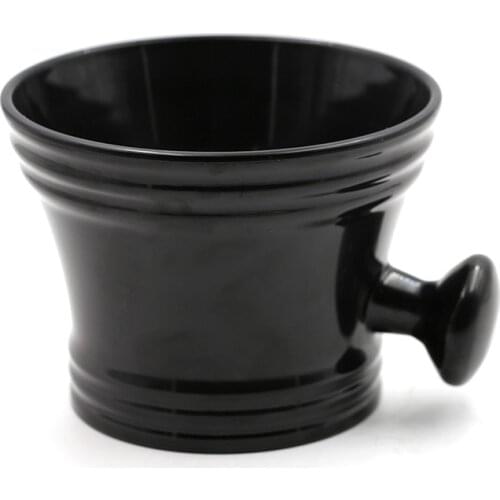 Professional Mens Shaving Bowl with Handle ABS Material Shaving Brush Soap Cup Barber Cleaning Tool