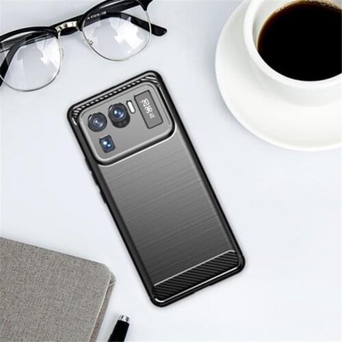 For Xiaomi Mi 11 Ultra Case Rubber Anti-knock Silicone Carbon Fiber Cover For Xiaomi Mi 11 Ultra Case For Xiaomi 11 Ultra Case