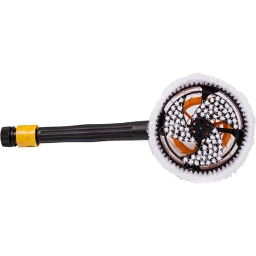 Car Wash Brush Rotating Car Cleaning Brush Soft-bristle Round Brushes Duster