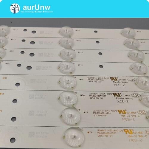 TV Lamp LED Backlight Strips For HAIER LE40M600CF LE40F3000WX LE40M600F Bars LED Bands LED40D11-ZC14-03(B) PN:30340011206 Rulers
