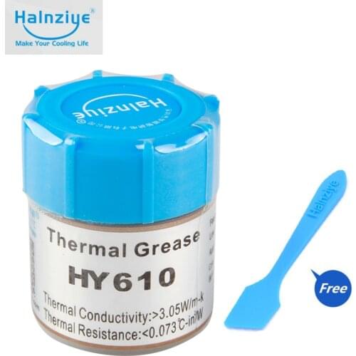 HALNZIYE HY610 Processor graphics card CPU GPU Heat Sink Cooling Cooler Radiator Thermal Grease composite grease silica