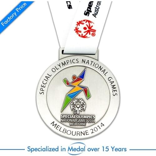 Factory Direct Sales of Custom Sport Award Medal with ribbons