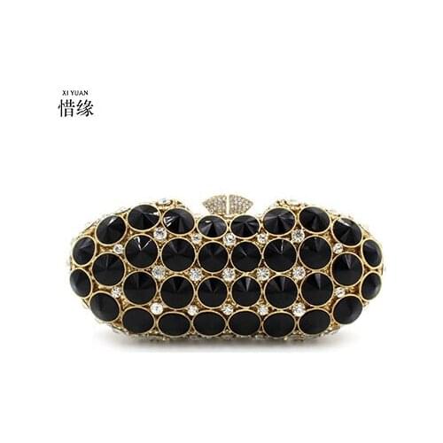 XI YUAN BRAND fashion Shoulder Bags Crossbody Women Clutches Ladies Evening Bag for Party Day Clutches Purses and Handbag black