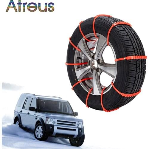 Atreus 10pcs Winter Anti Slip Snow Chains For Skoda Octavia A5 Yeti Subaru Forester XV Renault Megane 2 3 Captur Duster Kadjar