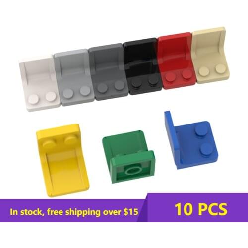 10PCS Bricks4079 Minifigure Utensil Seat Chair 2x2 Bricks For Building Blocks Parts Assembles IY Educational Toys For Kids Gifts