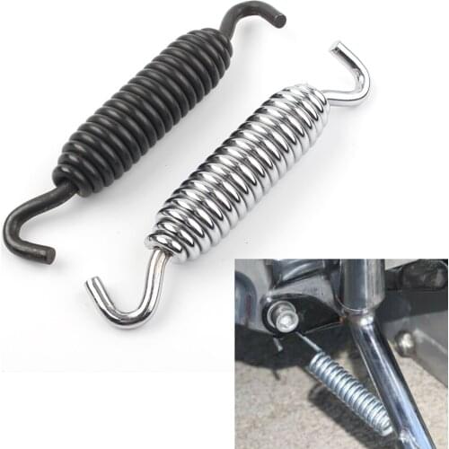 Aluminum Motorcycle Kickstand Jiffy Stand Spring For Harley Touring 2007-2018 Softail 2007-2017 Chrome / Black