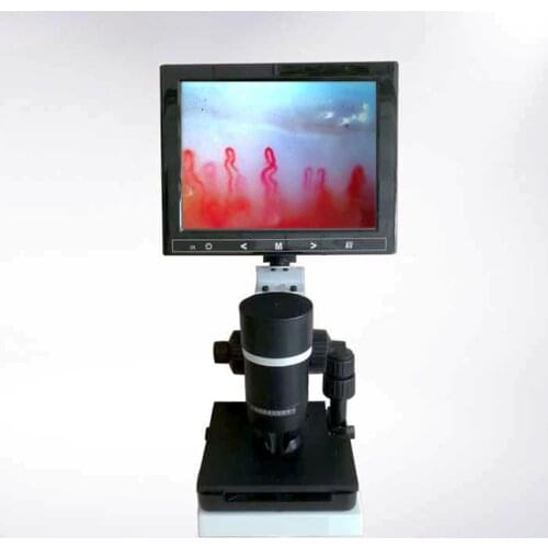 Zoom Digital Microscope Blood Microcirculation Instrument LCD Display Optional Nailfold Capillary Microcirculation Detector