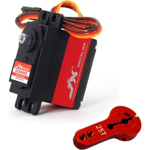 Good JX Servo PDI-6208MG 8kg 120 Degrees RC Servo High Precision Metal Gear Digital Standard Servo for 1/10 RC drift car