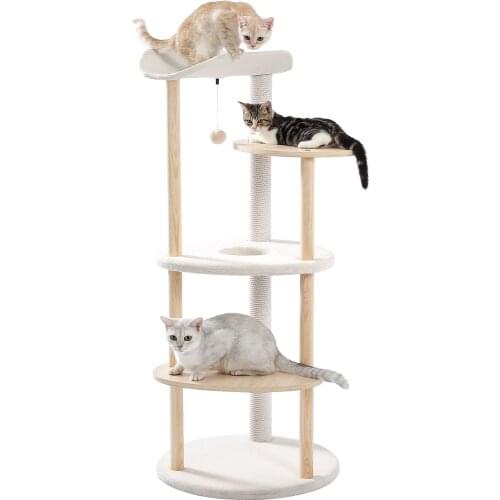 Fast Global Shipping Cat Climbing Toy Cat House Kitten Climbing Frame Cat Tree Playing Training For Fun Cat Scratching Post
