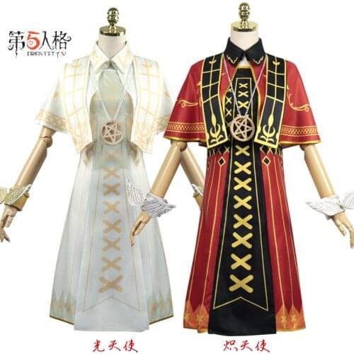 Identity V Emily Dyer Doctor Survivor Ablaze Angel Light Angel Cosplay Costume Halloween Carnaval Christmas Costume