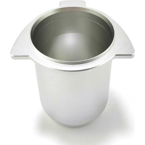Stainless Steel Coffee Dosing Cup Sniffing Mug Powder Feeder Part for 54mm Espresso Machine Coffee Dosing Cup