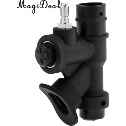 MagiDeal Scuba Diving Universal BCD Power Inflator with 45 Degree Angled Mouthpiece for Standard 1 inch Hose