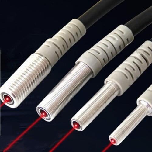 Micro laser diffuse reflection photoelectric switch M4 M5 M6 M8 Sensor visible infrared photoelectric sensing switch 24V