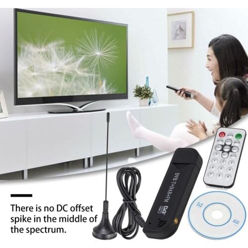 Mini USB 2.0 Digital TV Stick DVB-T DAB FM Antenna Receiver SDR Video Broadcasting Tuner