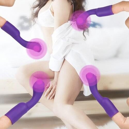 Mini Finger Sleeve Vibrator Female Masturbator G Spot Massage Clit Stimulate Vibrators For Women Lesbian Orgasm Adult Products