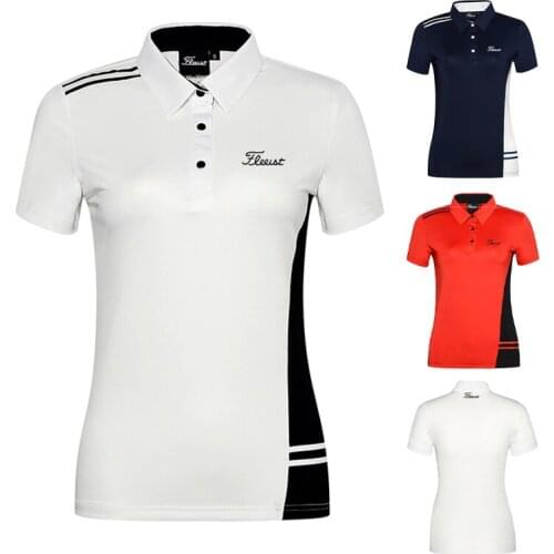 New Golf Clothes Woman Short Sleeve T-shirt Quick-drying Outdoor Sport T-shirt