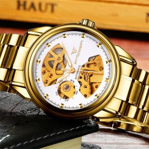 Luxury Women Automatic Mechanical Watch Elegant Design and Classic Colors Collocation Waterproof Womens Wrist Watches
