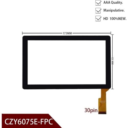 100% original for 7'' Inch Touch Screen Touch Panel Digitizer Glass For Witcool X5 for Allwinner A13 A10 CZY6075E-FPC